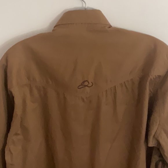 RESISTOL professional rodeo gear brown shirt - Picture 5 of 8
